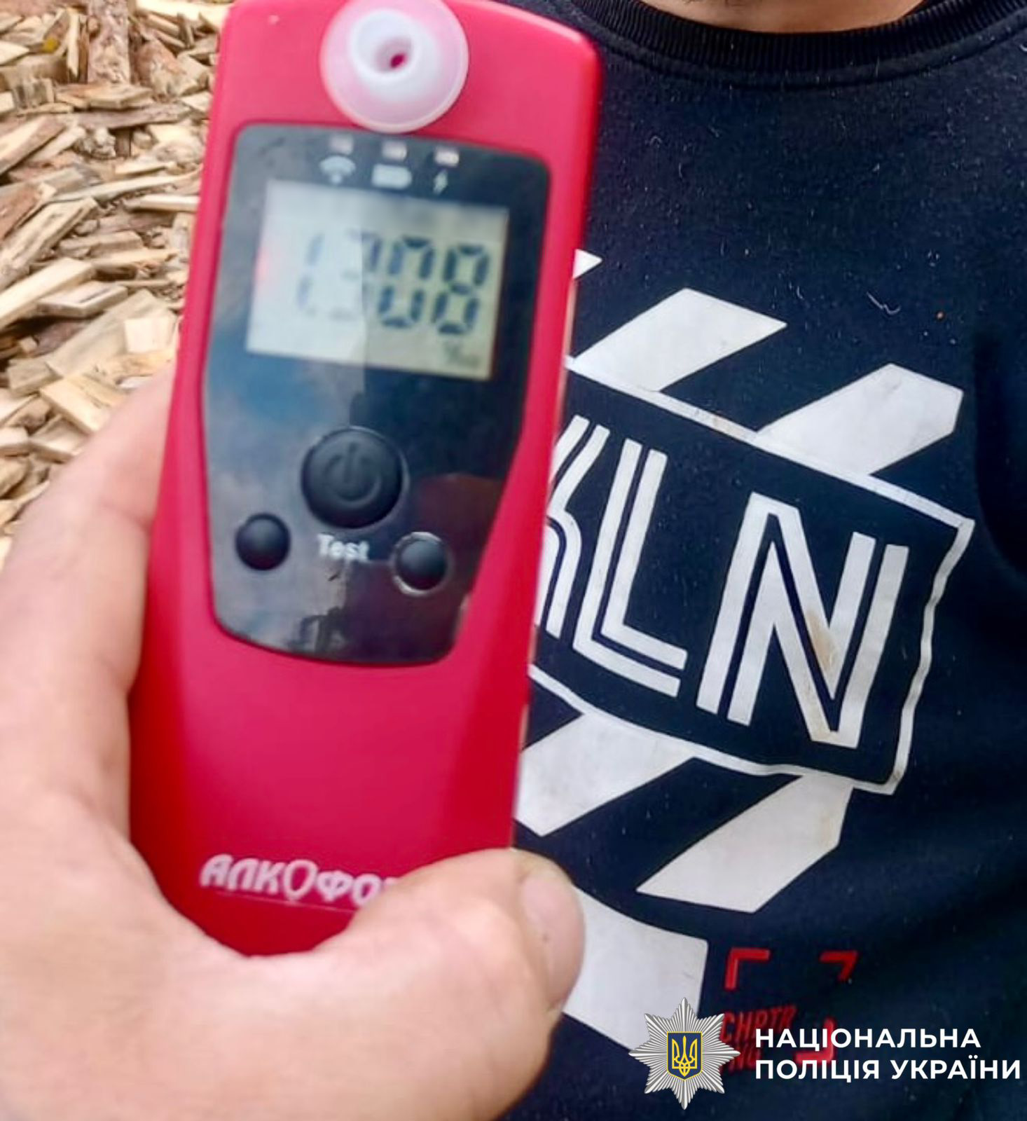 На Чернігівщині п’яний водій в’їхав у електроопору та втік з місця ДТП