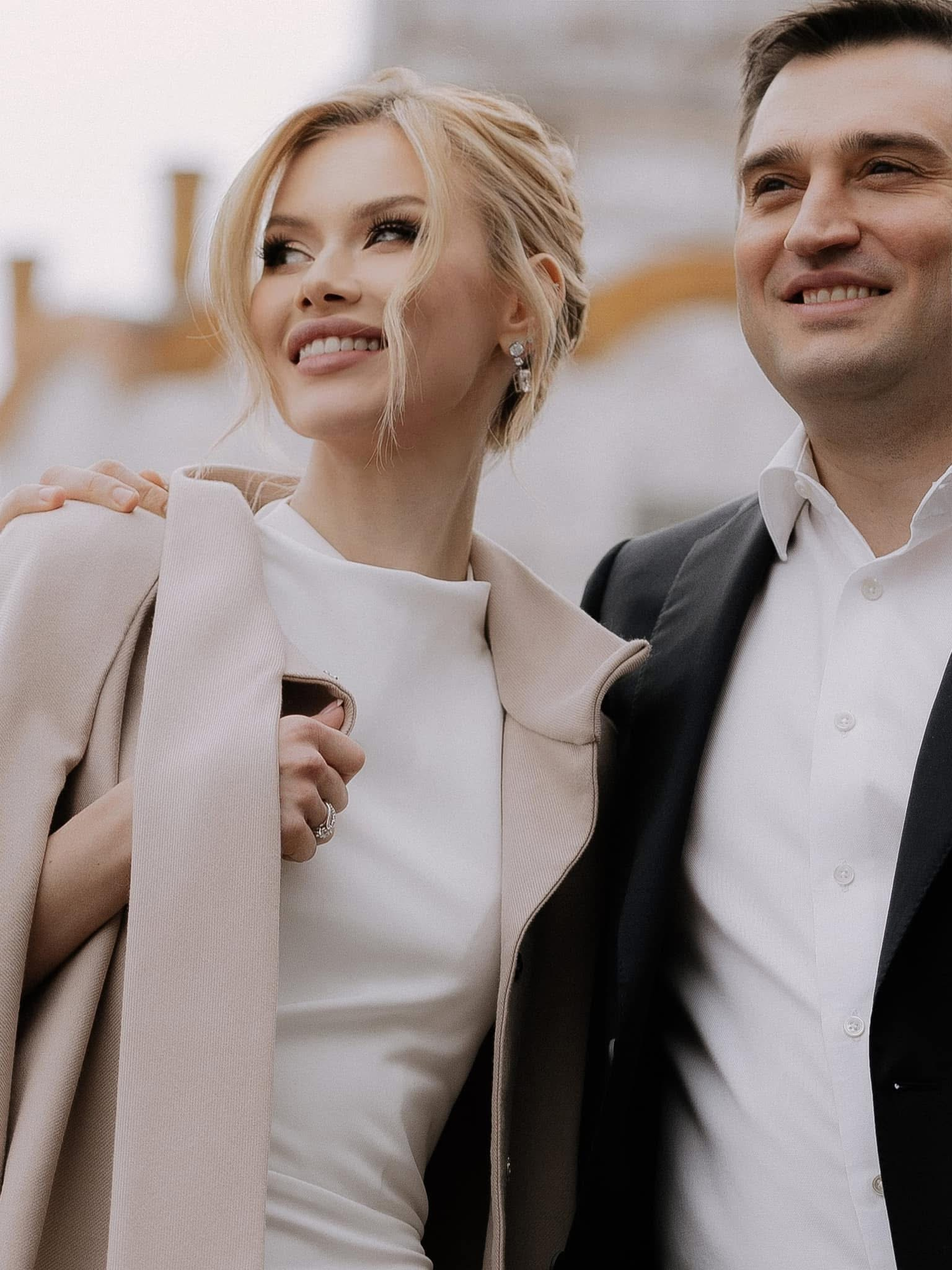 Вікторія Апанасенко-Борнякова з чоловіком Олександром 
