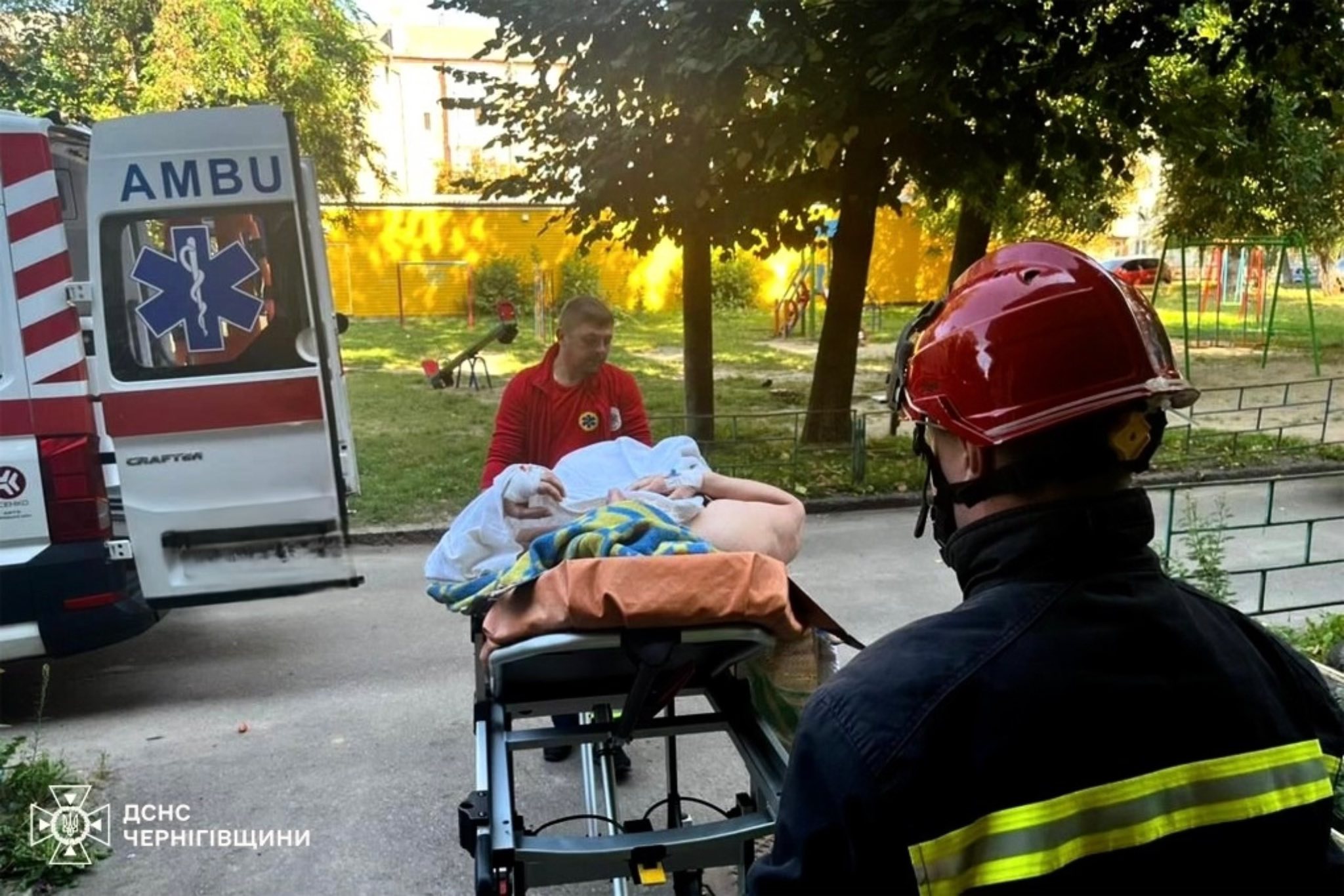 На Чернігівщині рятувальники під час гасіння пожежі врятували трьох цуценят
