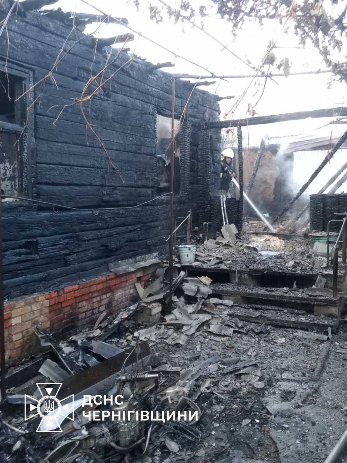 На Чернігівщині за добу сталося 17 пожеж: троє людей загинули