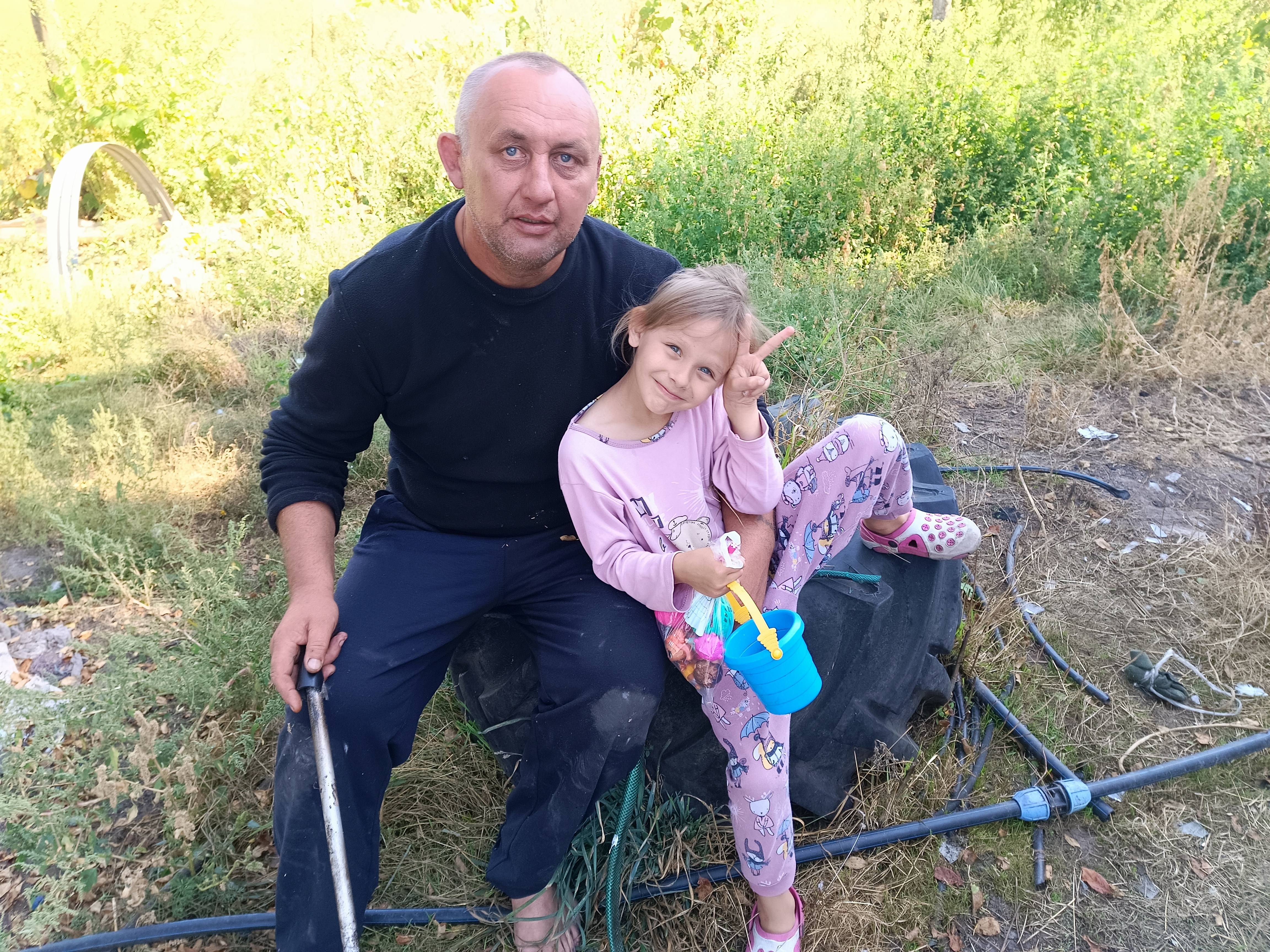 Юрій Майстренко з донечкою Веронікою