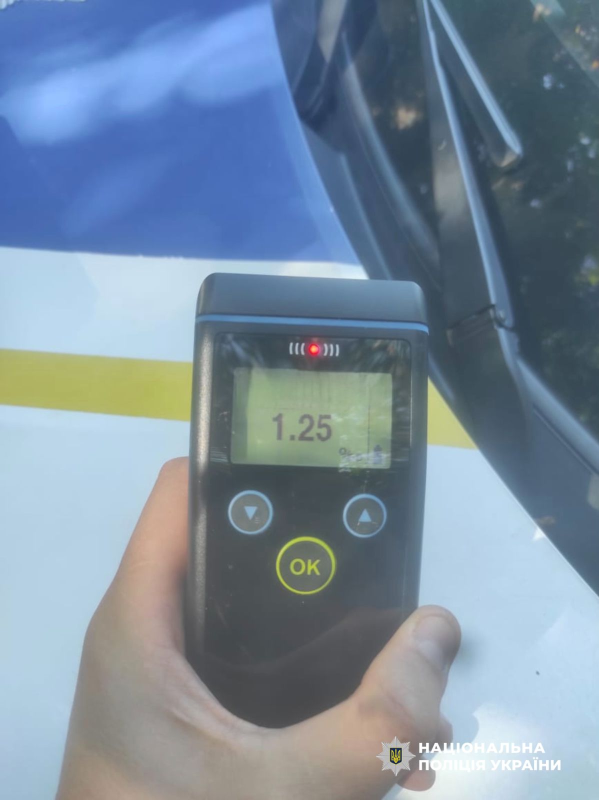 На Чернігівщині затримали трьох водіїв з «рекордним» рівнем алкоголю в крові