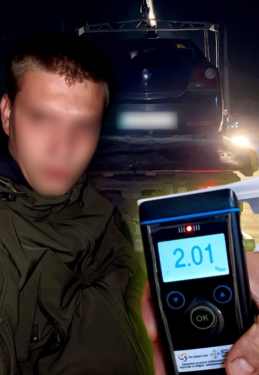 Два проміле і без прав: у Чернігові зупинили п’яного 22-річного водія Geely