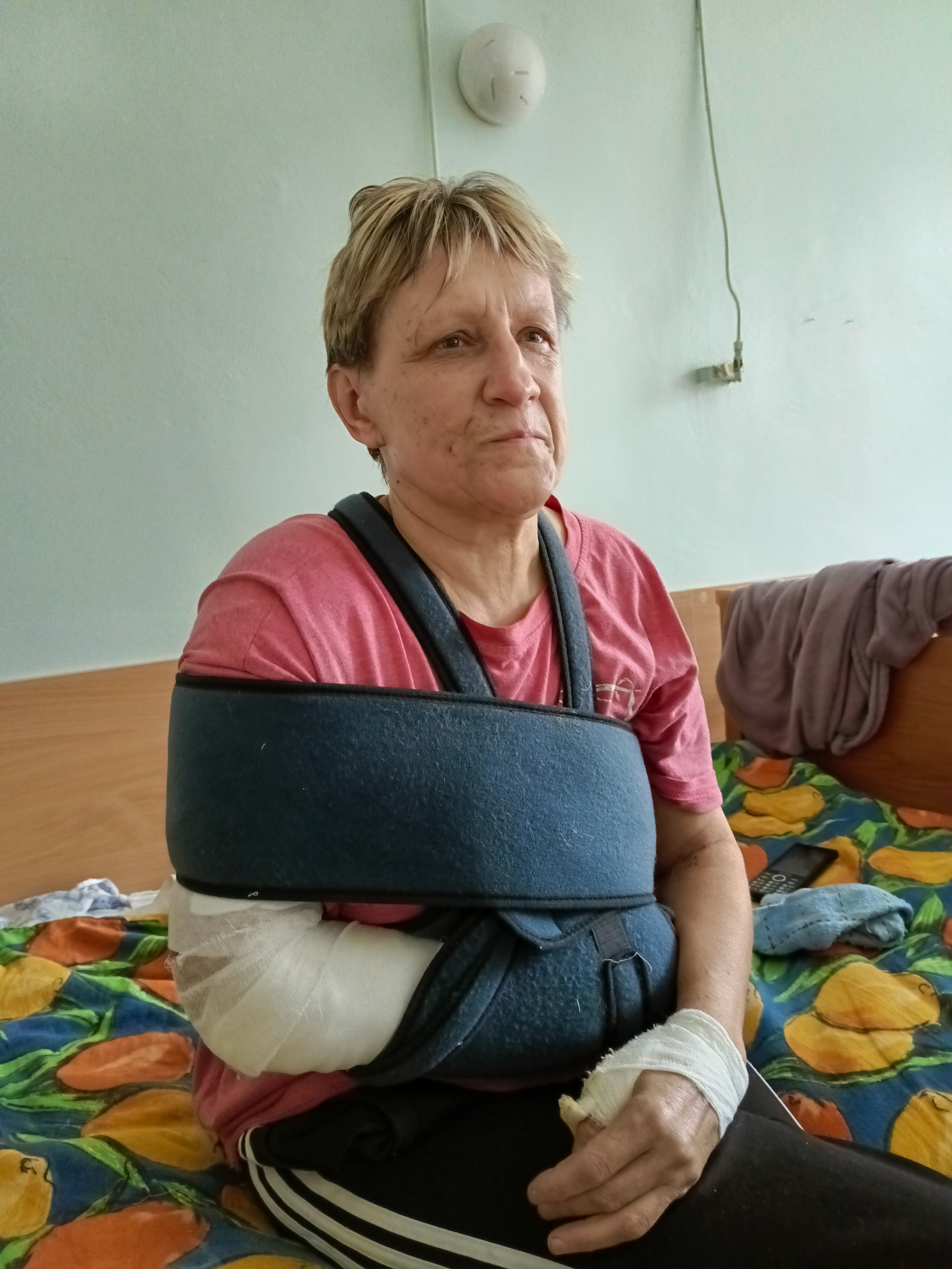 У Ніни шевченко три переломи