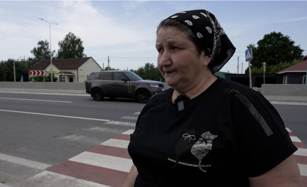 Сестра загиблої Оксана Колеко. Фото Суспільне Чернігів