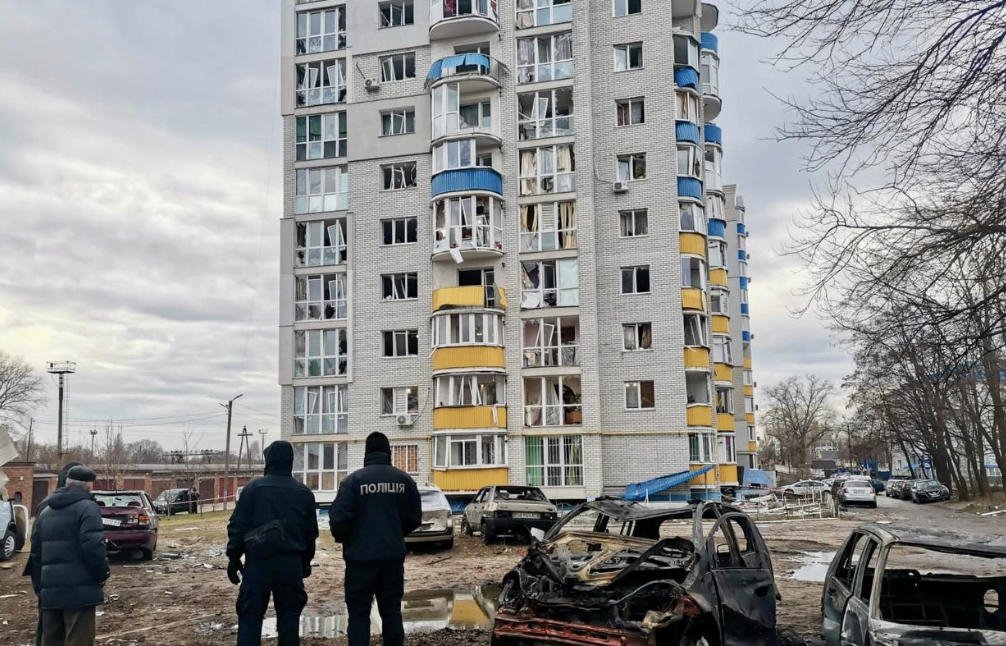 Чернігів. Після удару "шахеда". Березень 2025 року