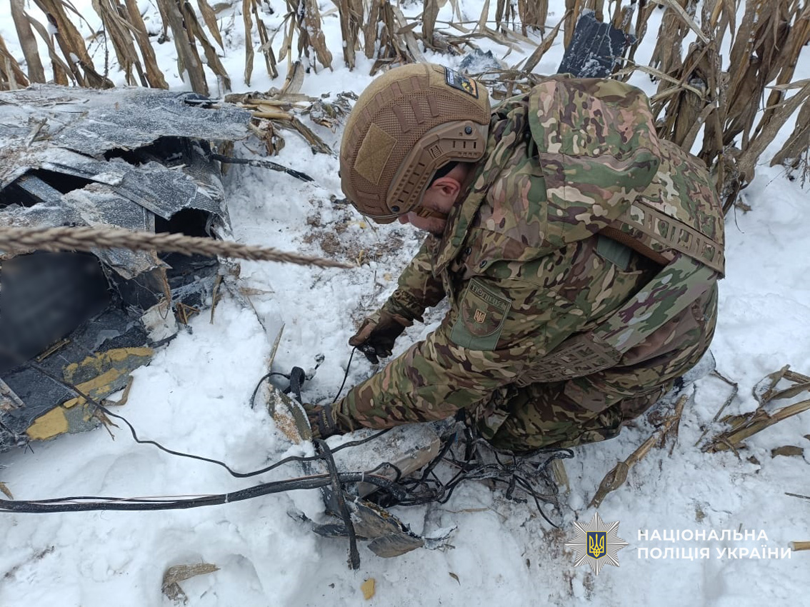 Вибухотехніки знешкодили бойові частини російських дронів на Чернігівщині