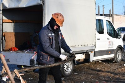 Працівники обленерго. 5 січня 2025 року. Чернігів