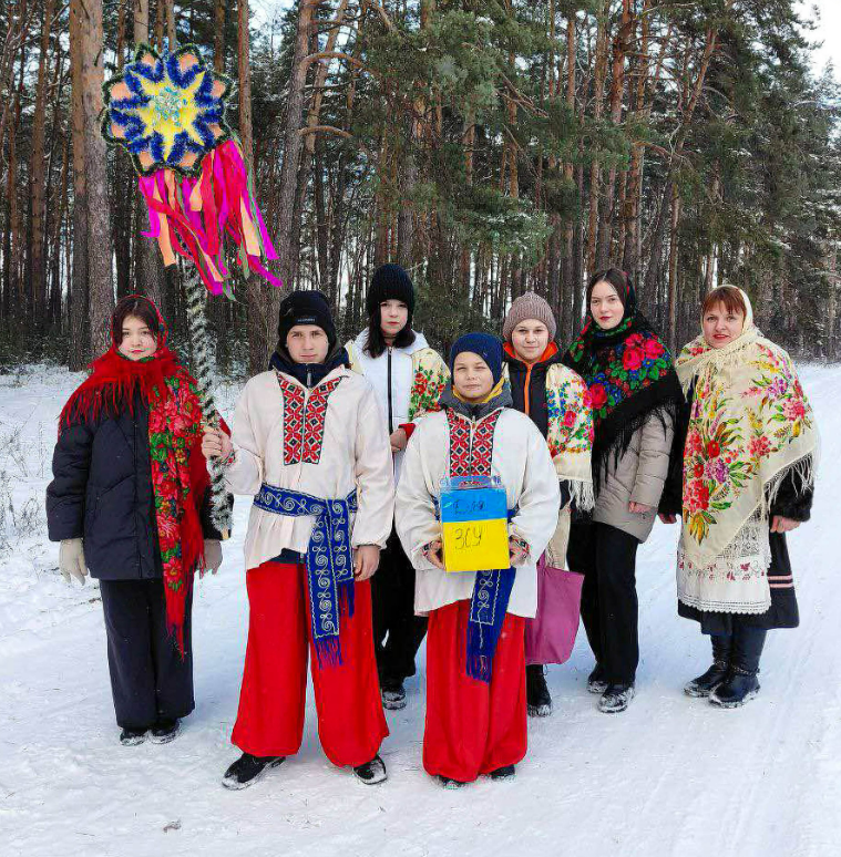 У селищі на Чернігівщині колядники зібрали 115 тисяч гривень 