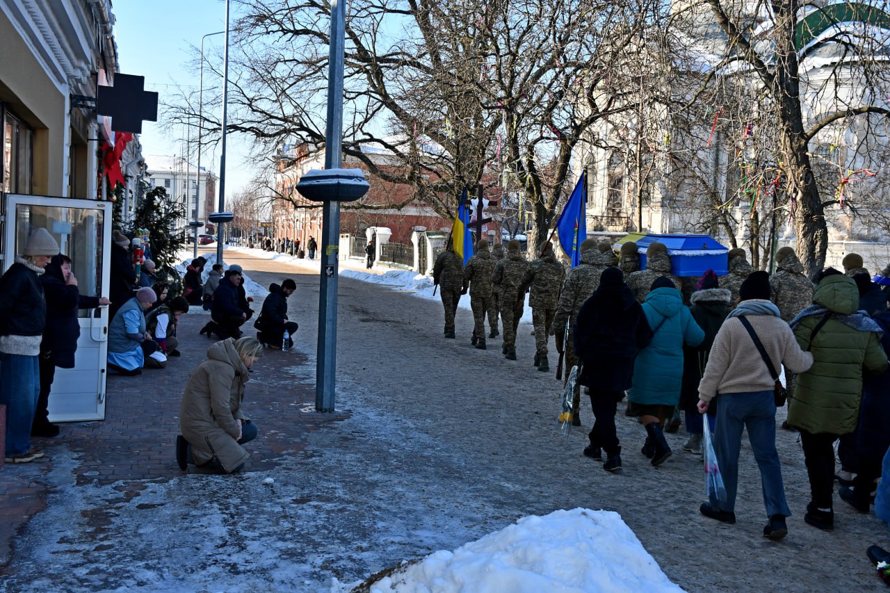 У неділю, 18 січня, Ніжинська громада з попрощалася із 23-річним Данилом Гусаком