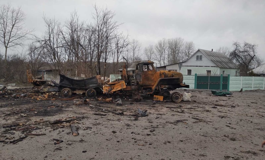 Новобасанська громада. Березень 2022 року. Фото ДСНС