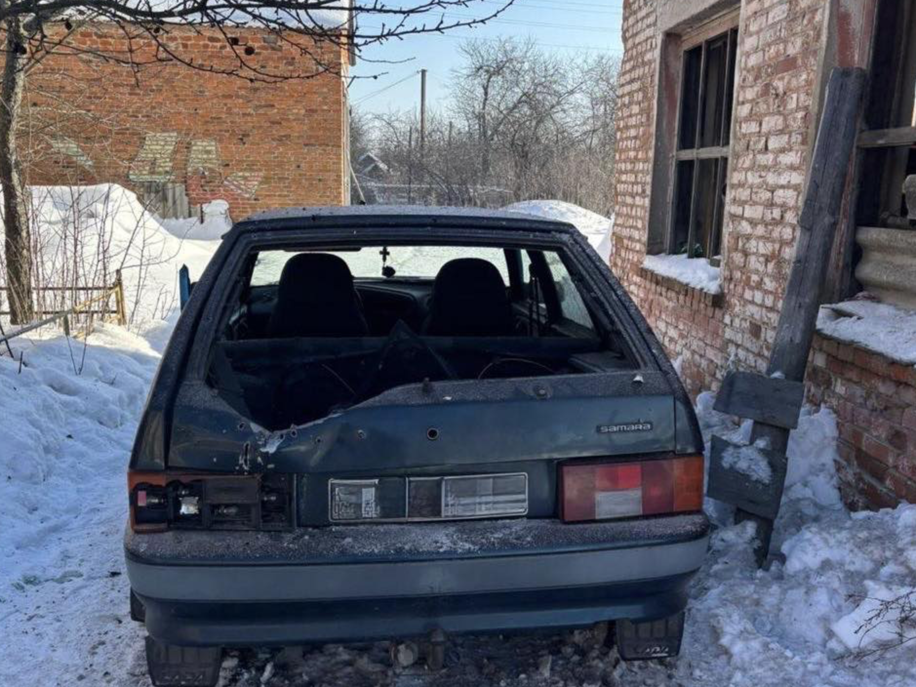 У Семенівській громаді пошкоджено авто. 25 січня 2026 року.