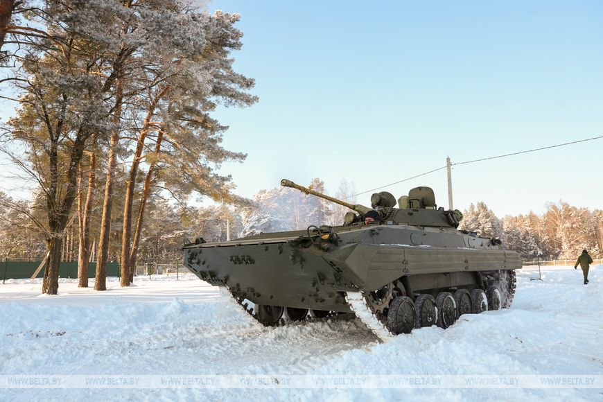 БМП-2 ЗС Білорусі. 16 січня 2026 року. Фото: БЕЛТА