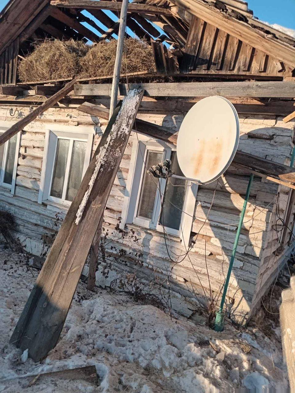 Після обстрілу села барабани, Новгород-Сіверська громада. 3 лютого 2026 року