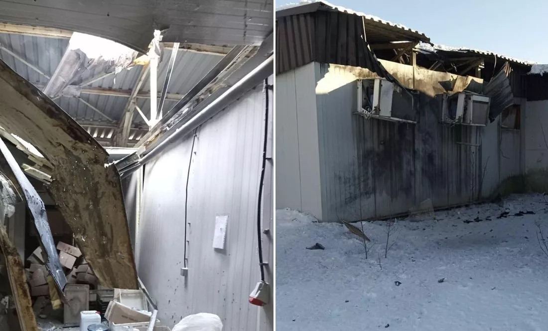 Росіяни ударили по підприємству в селі Чайкине. 3 лютого 2026 року