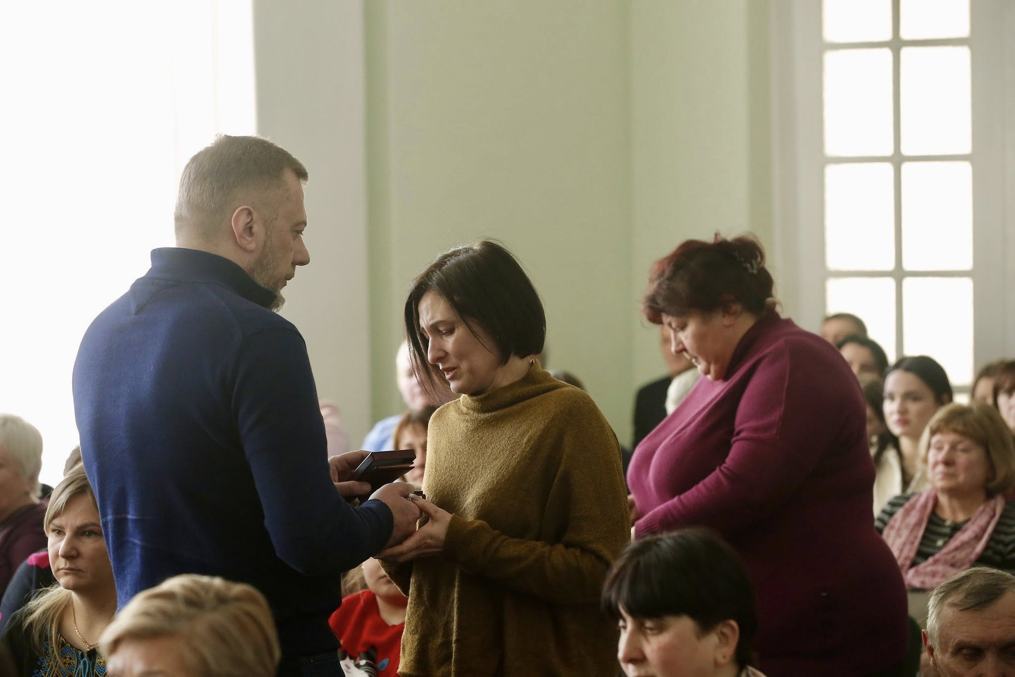 У Чернігівській ОВА передали родинам загиблих на війні бійців державні нагороди. 20 лютого 2026 року