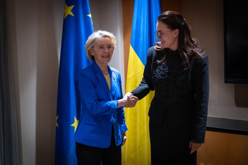 Урсула фон дер Ляєн та Юлія Свириденко 