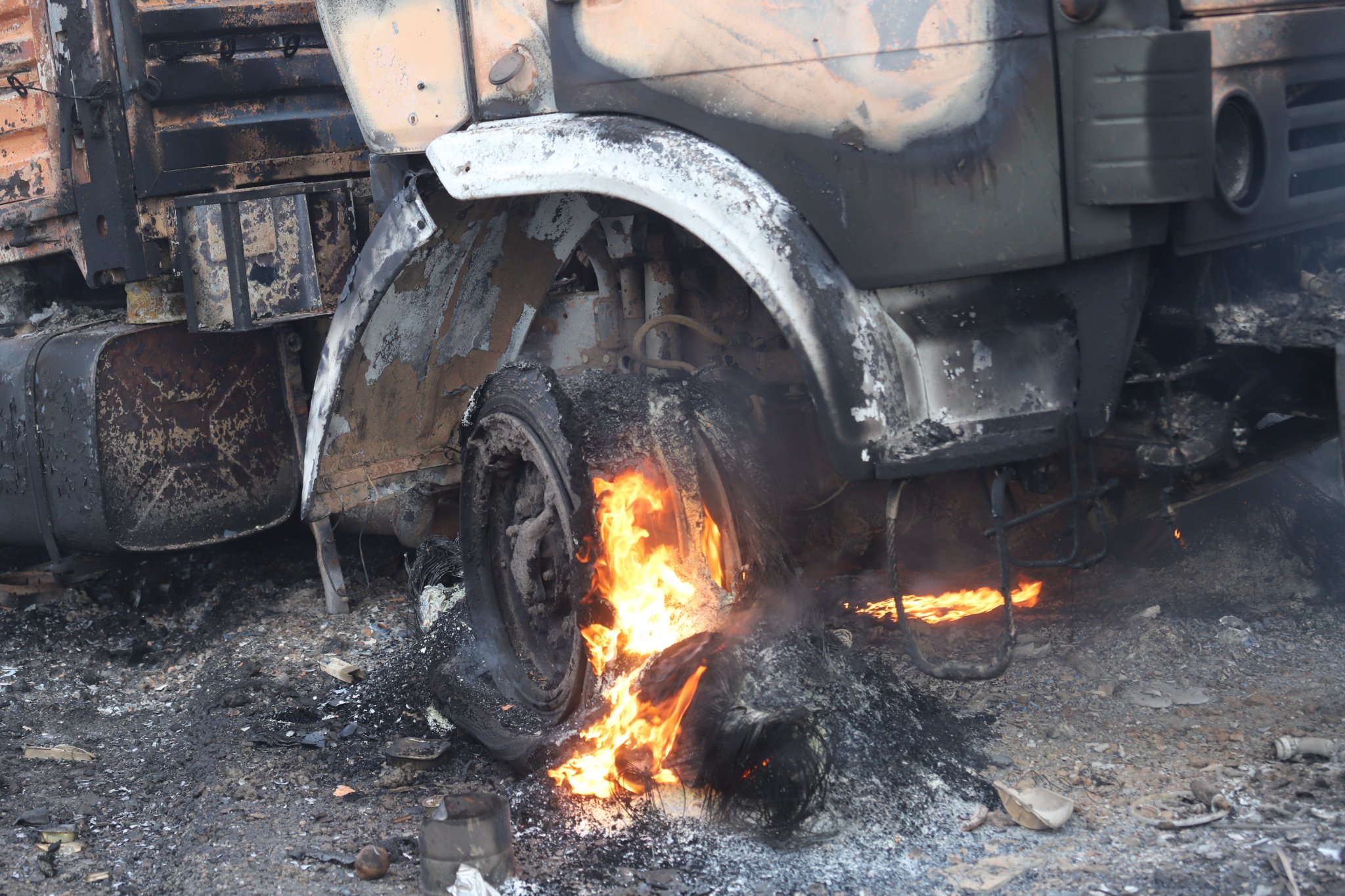 Розгром колони росіян 27 лютого 2022 року поблизу Срібного, Чернігівщина