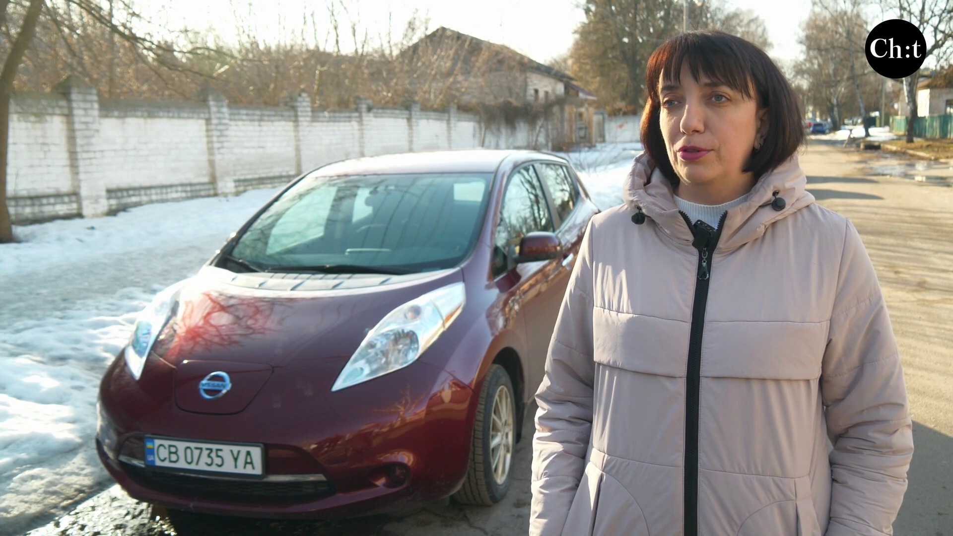 Ольга, водійка електромобіля