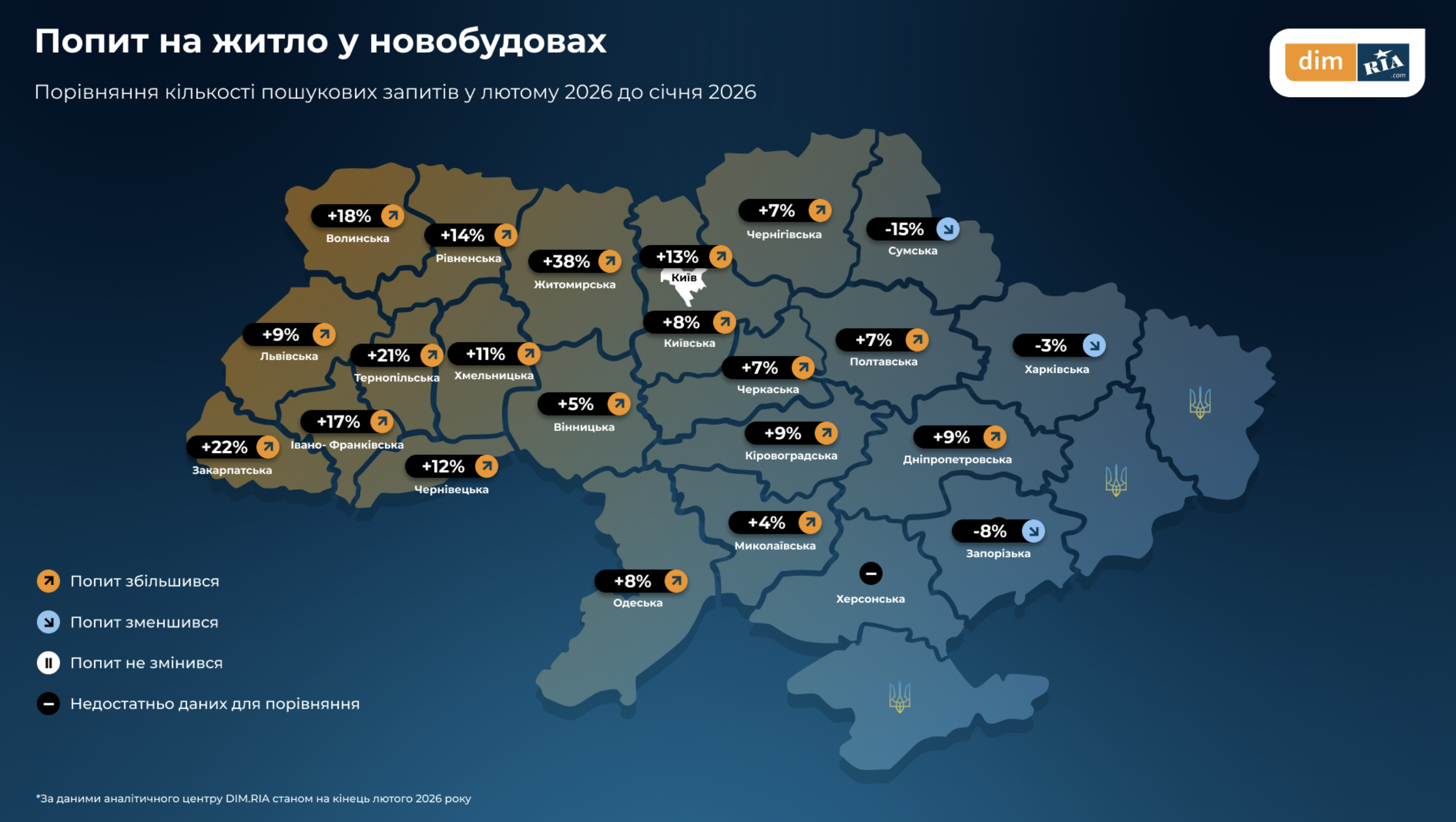 Квартири в новобудовах Чернігівщини: чи є попит та яка ціна