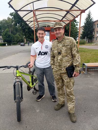 Павло Рубей із сином Андрієм