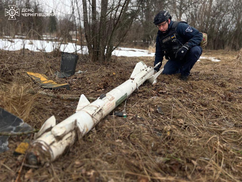 На Чернігівщині знешкодили рештки російських ракет. Березень 2026 року