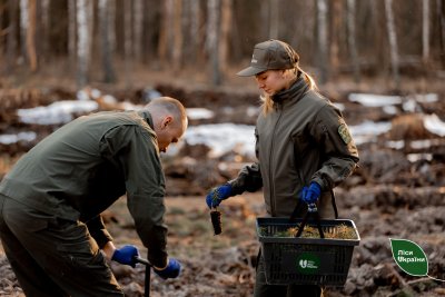 ДРГ вбила воїна-лісівника - на його честь висадили ліс на Чернігівщині