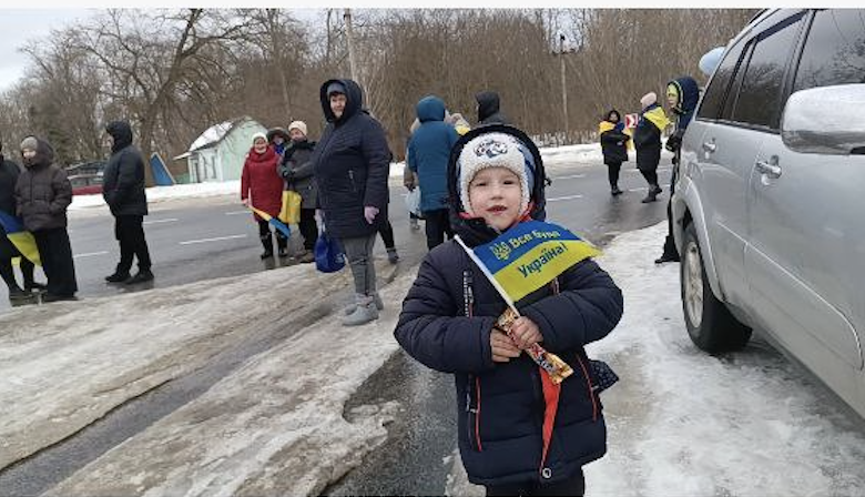 Юра Карпяк приїхав з дідусем з Добрянки