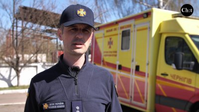 Михайло Ільєв, начальник частини піротехнічних робіт АРЗ СП ГУ ДСНС в Чернігівській області