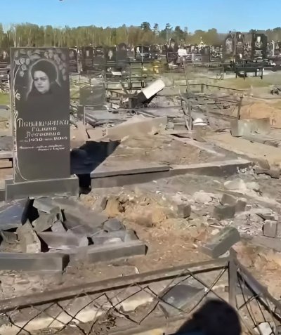 Ворожий дрон вдарив по кладовищу «Яцево»: що відомо