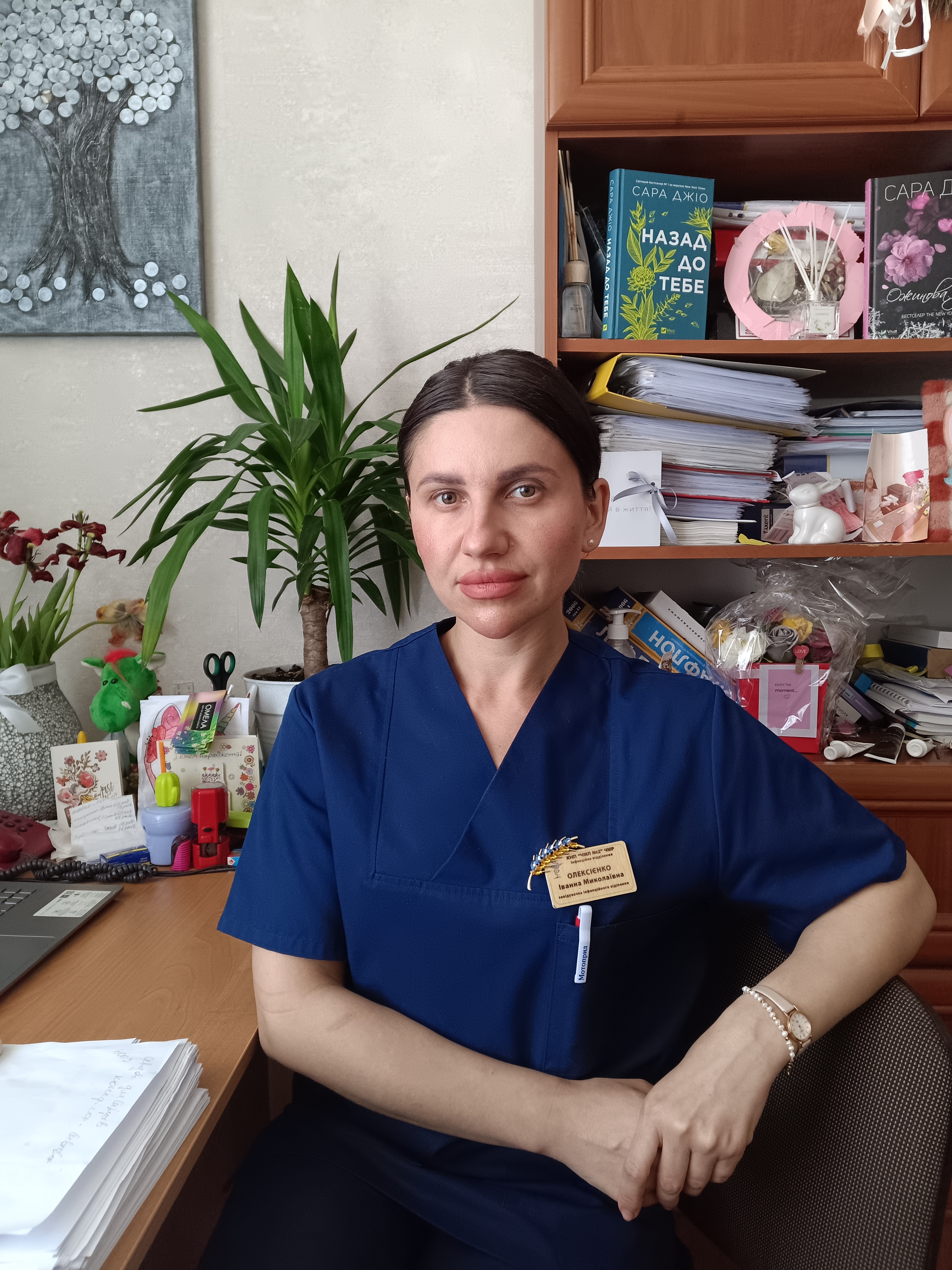 Іванна ОЛЕКСІЄНКО, завідувачка інфекційного відділення Чернігівської міської лікарні №2