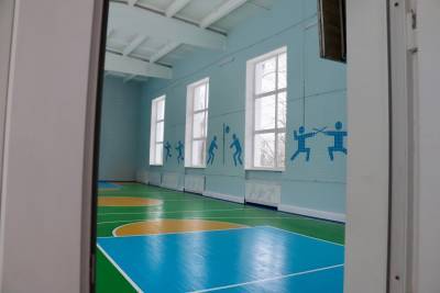 Відновлений спортзал у Михайло-Коцюбинському ліцеї. 2025 рік