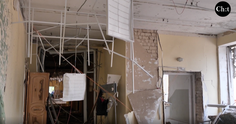 12 червня по вже відновленому Михайло-Коцюбинського ліцею прилетіло 4 ворожі дрони