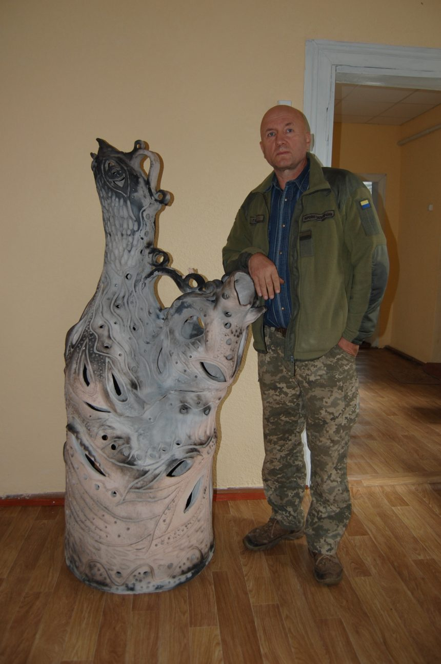 Олег Луцук зі своїм рекордним свищиком