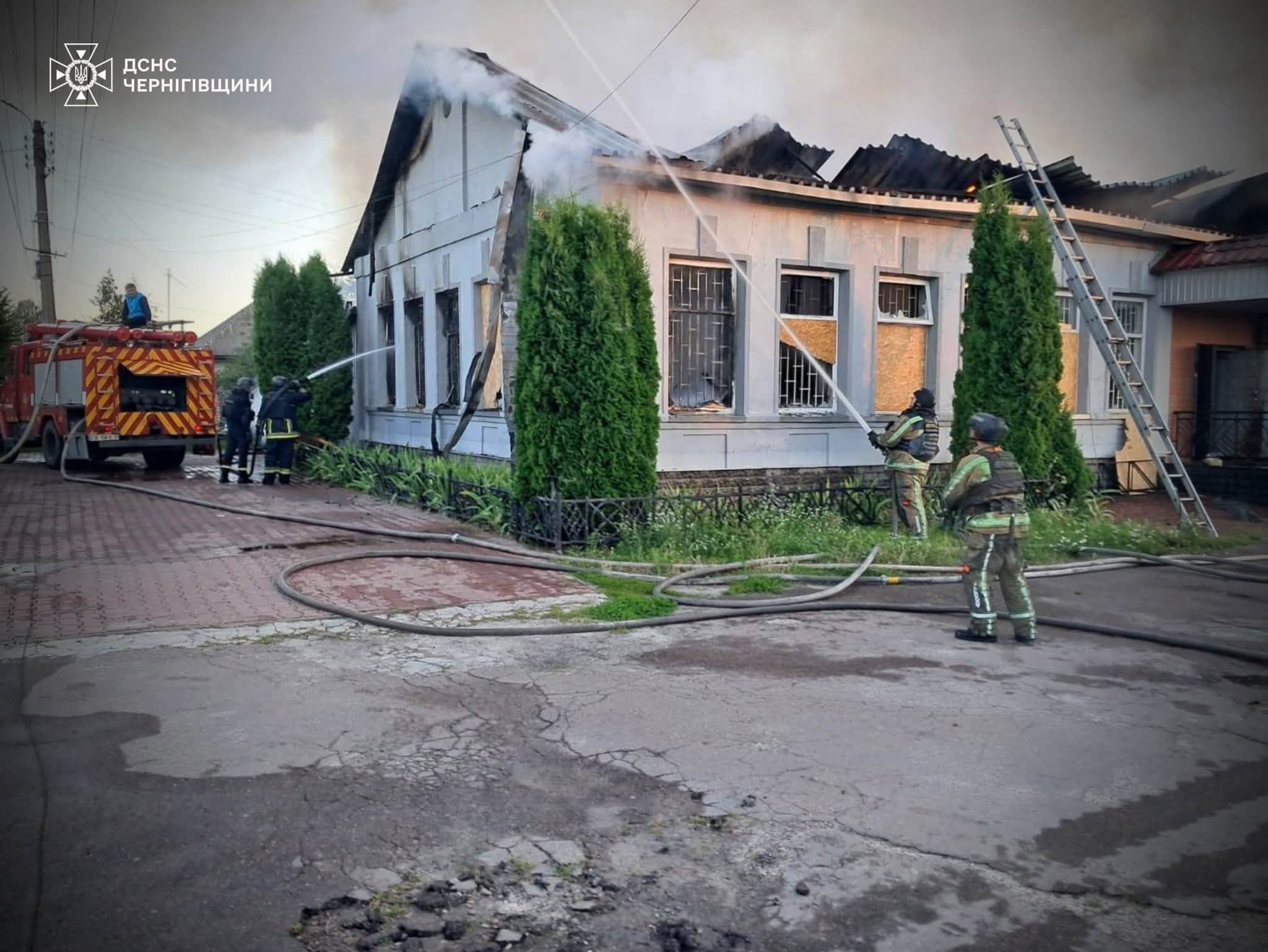 Наслідки російських атак на Чернігівщину. 18 липня 29026 року