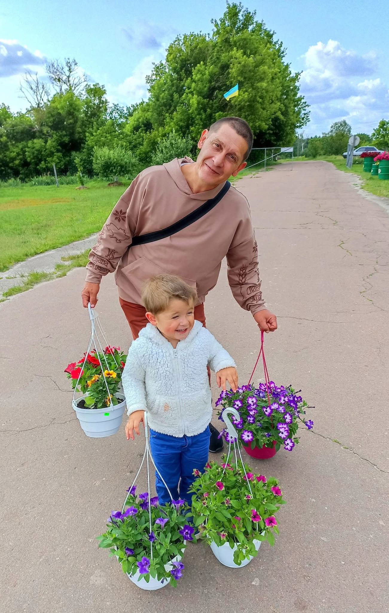 Чоловік Ярослави Сірик із сином