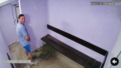 У Чернігові Муніципальна варта взялася публічно перевиховувати порушника - той на камеру справив потреби в укритті