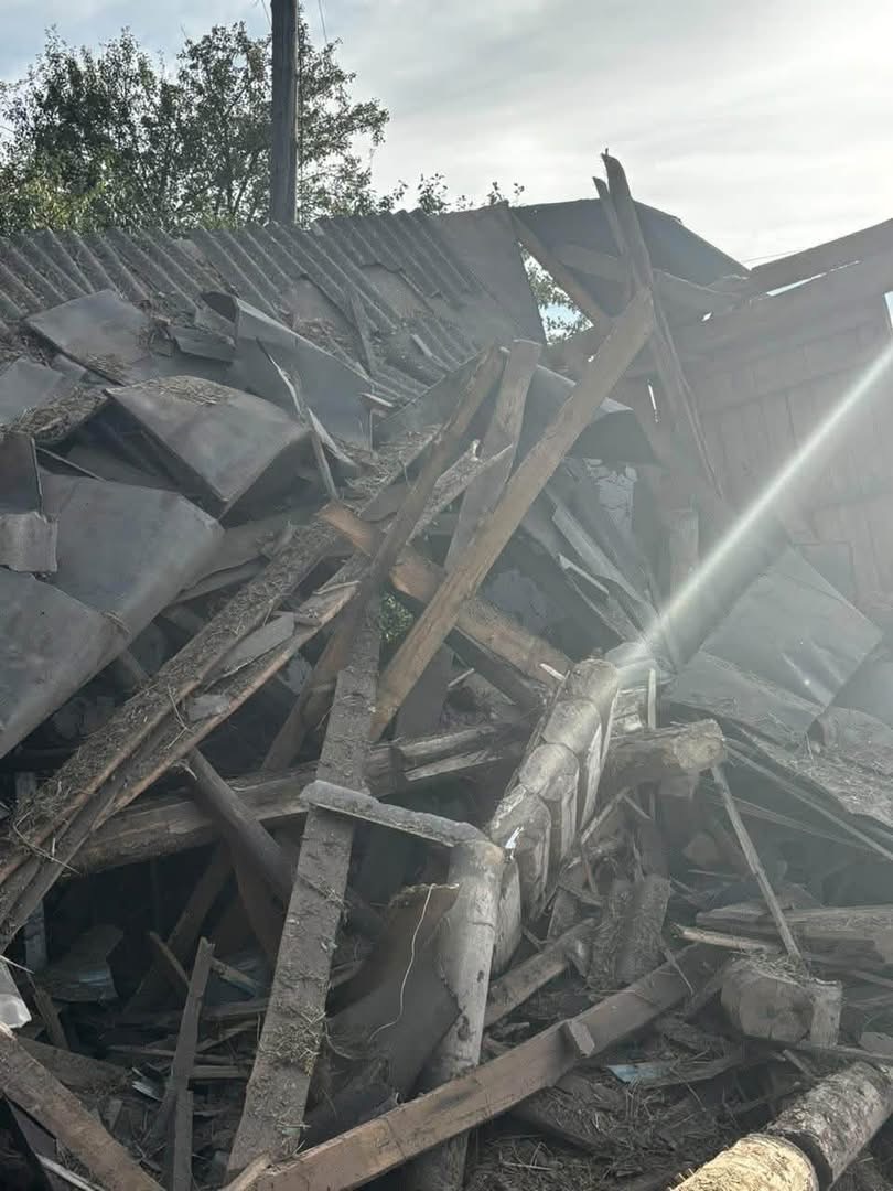 Наслідки удару по селу Чорний Ріг 08.09.2026