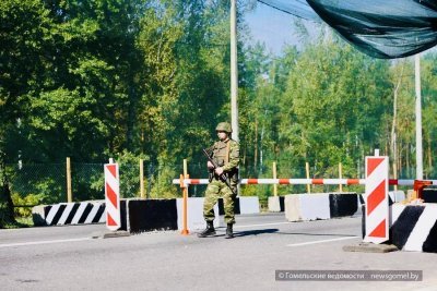 У Гомелі з боку Чернігівщини встановили блокпости та антидронові сітки