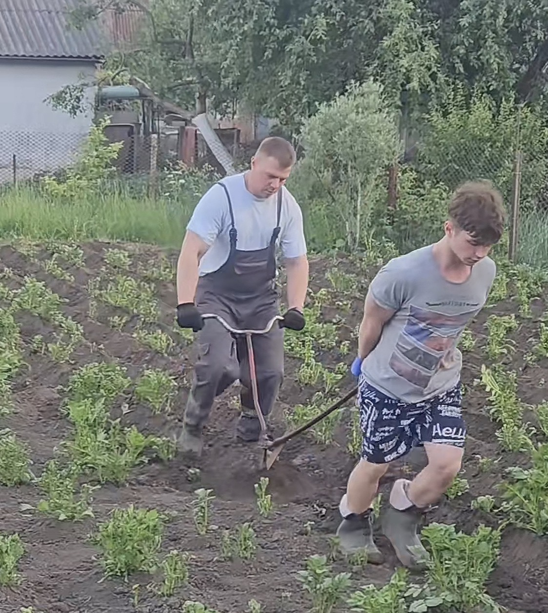 Андрій Марченко з сином
