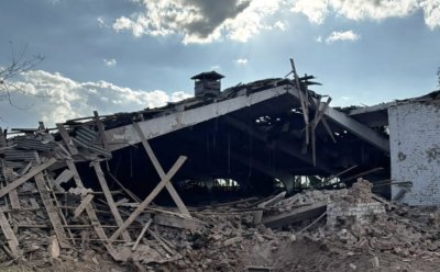 Росіяни ударили із РСЗВ по місту на Чернігівщині. ФОТО