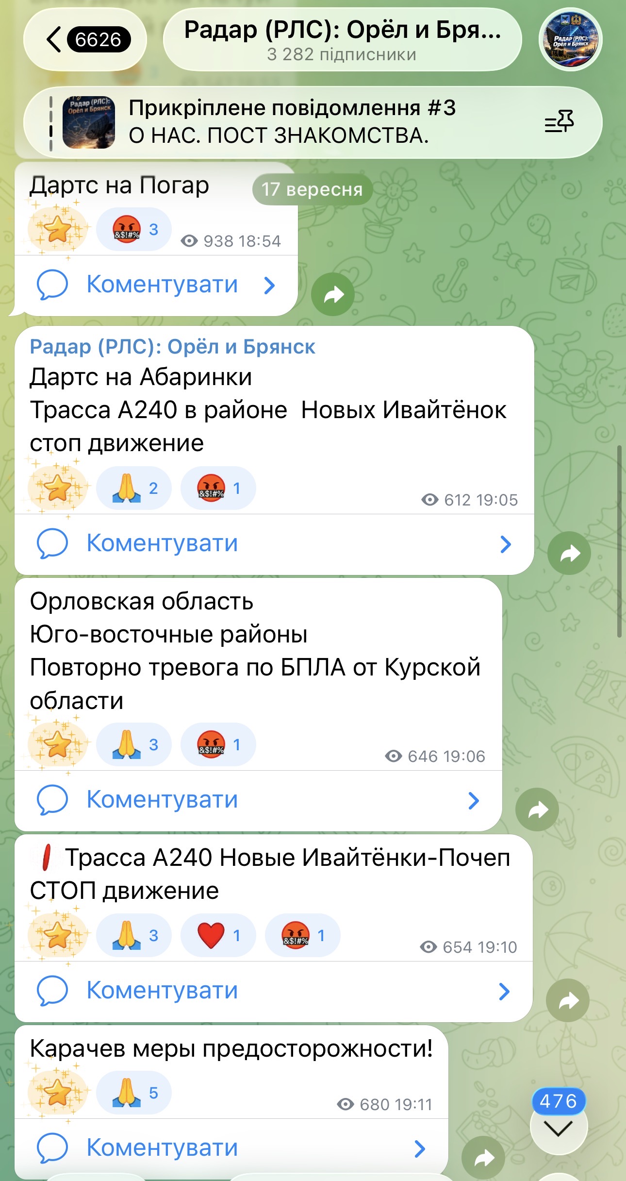 Україна знищила дві установки С-400 на Брянщині. Де саме це відбулося?